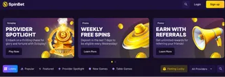 SpinBet bonuses – spotlight games, free spins every week, and referral program rewards SpinBet casino promotions: Provider Spotlight, Weekly Free Spins, and Referral Rewards